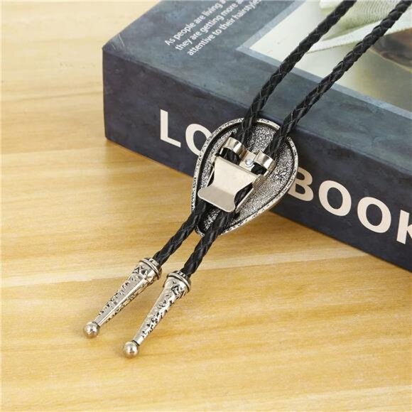 Turquoise Bolo Tie for Men Red Turquoise - Picture 6 of 7